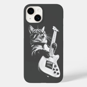 ロックキャットギタリスト - 面白いギターと猫 Case-Mate iPhone 14ケース