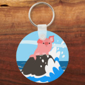 ロックキーチェーンを乗ったかわいいマンガのメルピグ キーホルダー (正面)