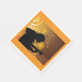 ロックギタリストロッカーミュージシャンナプキンス スタンダードランチョンナプキン (角)