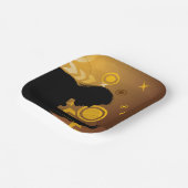 ロックギタリストロッカーミュージシャン紙プレート ペーパープレート (傾斜あり)