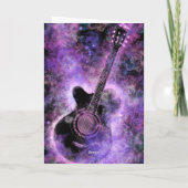 ロックギターミュージカル誕生日カード カード (裏面)