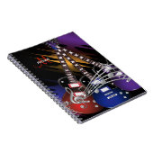 ロックギターミュージックデザイン ノートブック (右側)