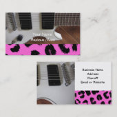 ロックギター音楽 名刺 (正面/裏面)