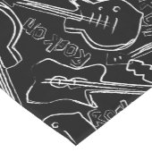 ロックギター ショートテーブルランナー (コーナー)