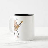 ロックギター ツートーンマグカップ (正面左)