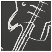 ロックギター ファブリック (クローズアップ)