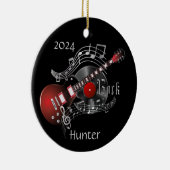 ロックギター🎸 – 赤 セラミックオーナメント (右)