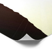 ロッククライマシルエットサンフレア ポスター (角)