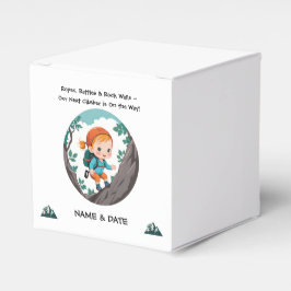 ロッククライマーアドベンチャーテーマガールベビー フェイバーボックス