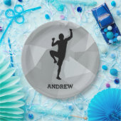 ロッククライマーデザイン ペーパープレート (パーティー)