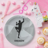 ロッククライマーデザイン ペーパープレート (パーティー)