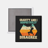 ロッククライマーボルダリングヴィンテージレトロロッククライイン マグネット (正面/裏面)