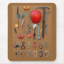 ロッククライマーマウンテンリングギアマウスパッド マウスパッド