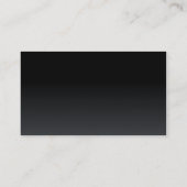 ロッククライマーロゴカスタマイズ可能な黒 名刺 (裏面)