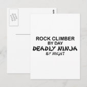 ロッククライマー死に至る忍者バイナイト ポストカード (正面/裏面)