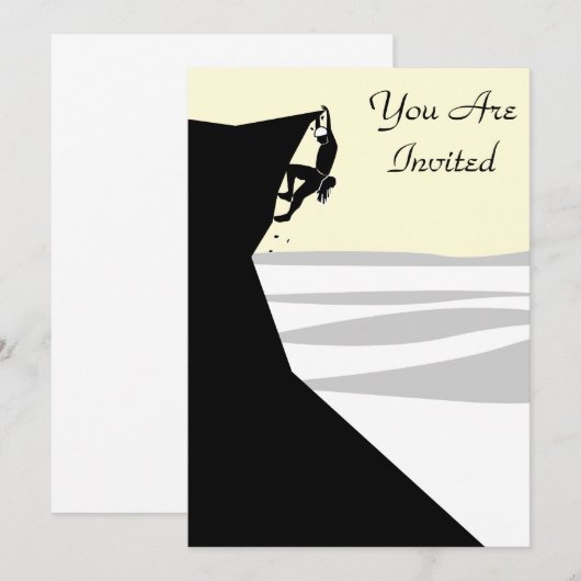 ロッククライマー1 招待状 (正面/裏面)