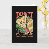 ロッククライマー カード (黄色い花)