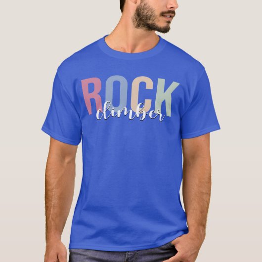 ロッククライマー ボルダリング 少年 Tシャツ (正面)