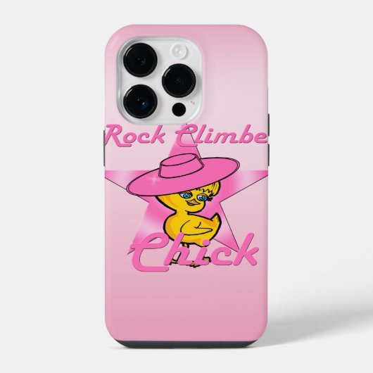 ロッククライミングのひよこ #8 iPhoneケース (裏面)