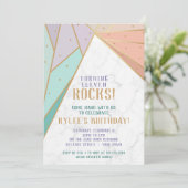 ロッククライミングの招待状(クライマーは写っていない) 招待状 (スタンド正面)