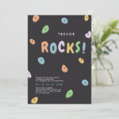 ロッククライミングの誕生日 招待状 (スタンド正面)