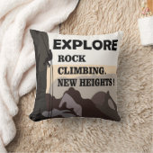 ロッククライミングを極めろ クッション (ブランケット)