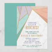 ロッククライミングパーティーの招待状 招待状 (正面/裏面)