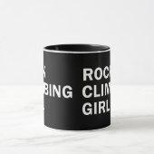 ロッククライミング女 マグカップ (中央)