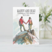 ロッククライミング ウェディング・アウトドア ウェディング セーブザデート (スタンド正面)