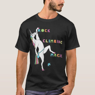 ロッククライミング ユニコーン コスチューム ユニコーン 面白い おかしい Tシャツ