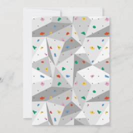 ロッククライミング 招待状