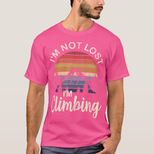 ロッククライミング 登山家 クライミング Tシャツ (正面)
