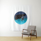 ロッククライミング 登山家 レトロ タペストリー (インサイチュ)
