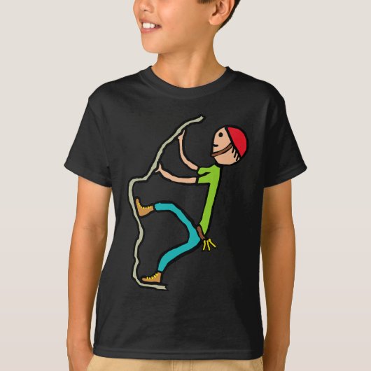 ロッククライミング _8  Tシャツ (正面)