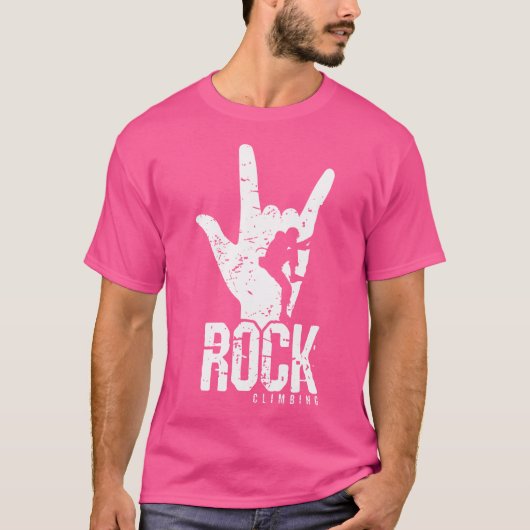 ロッククライミング Tシャツ (正面)