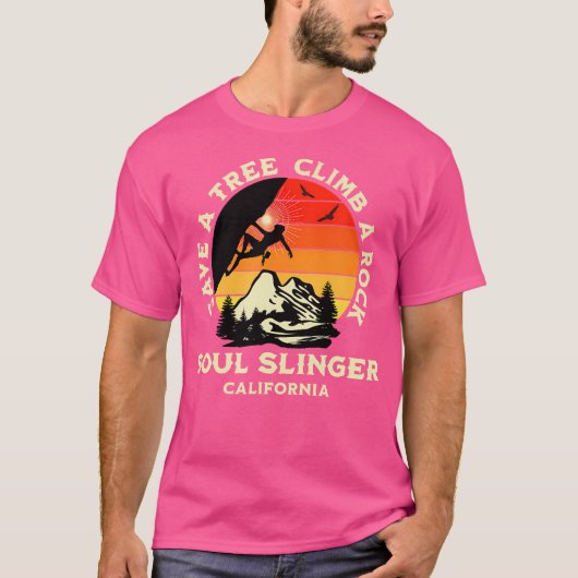 ロッククライミング Tシャツ (正面)