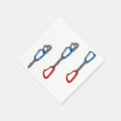 ロッククライムアブセイユベレイカラビナー スタンダードカクテルナプキン (角)