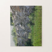 ロッククリフウォールカタルズポンド自然 ジグソーパズル (縦)