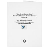 "ロッククリークキャニオン金ゴールド" (裏面)