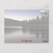 ロッククリークレイクアットダスク ポストカード (裏面)