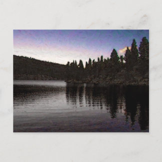 ロッククリークレイクアットダスク ポストカード