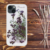 ロッククレス観賞用顕花植物イラストレーション Case-Mate iPhoneケース