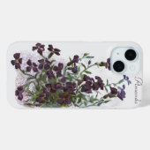 ロッククレス観賞用顕花植物イラストレーション Case-Mate iPhoneケース (裏面 (横))