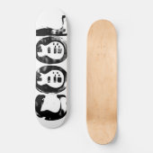 ロッククールギター スケートボード (正面)