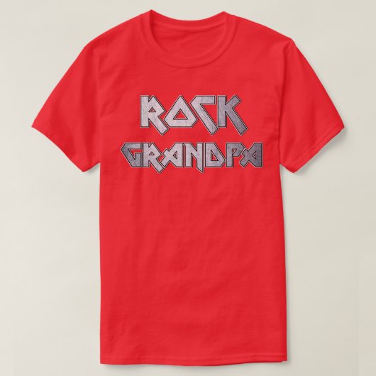 ロックグランパ Tシャツ (デザイン正面)