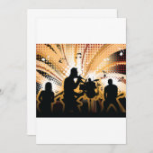 ロックグループ招待状 招待状 (正面/裏面)