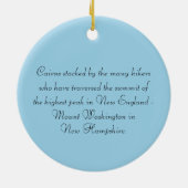 ロックケアンズニューハンプシャーラウンドオーナメント セラミックオーナメント (裏面)