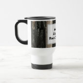 ロックコレクおもしろいタ白黒ストライプの地質学 トラベルマグ (左)