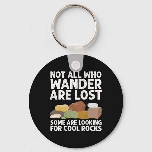 ロックコレクカッコいいターアートウィメンズ男性へジオロジー狩り キーホルダー (正面)