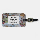 ロックコレクション自然ロックーンカラフルストーンズ ラゲッジタグ (正面横)